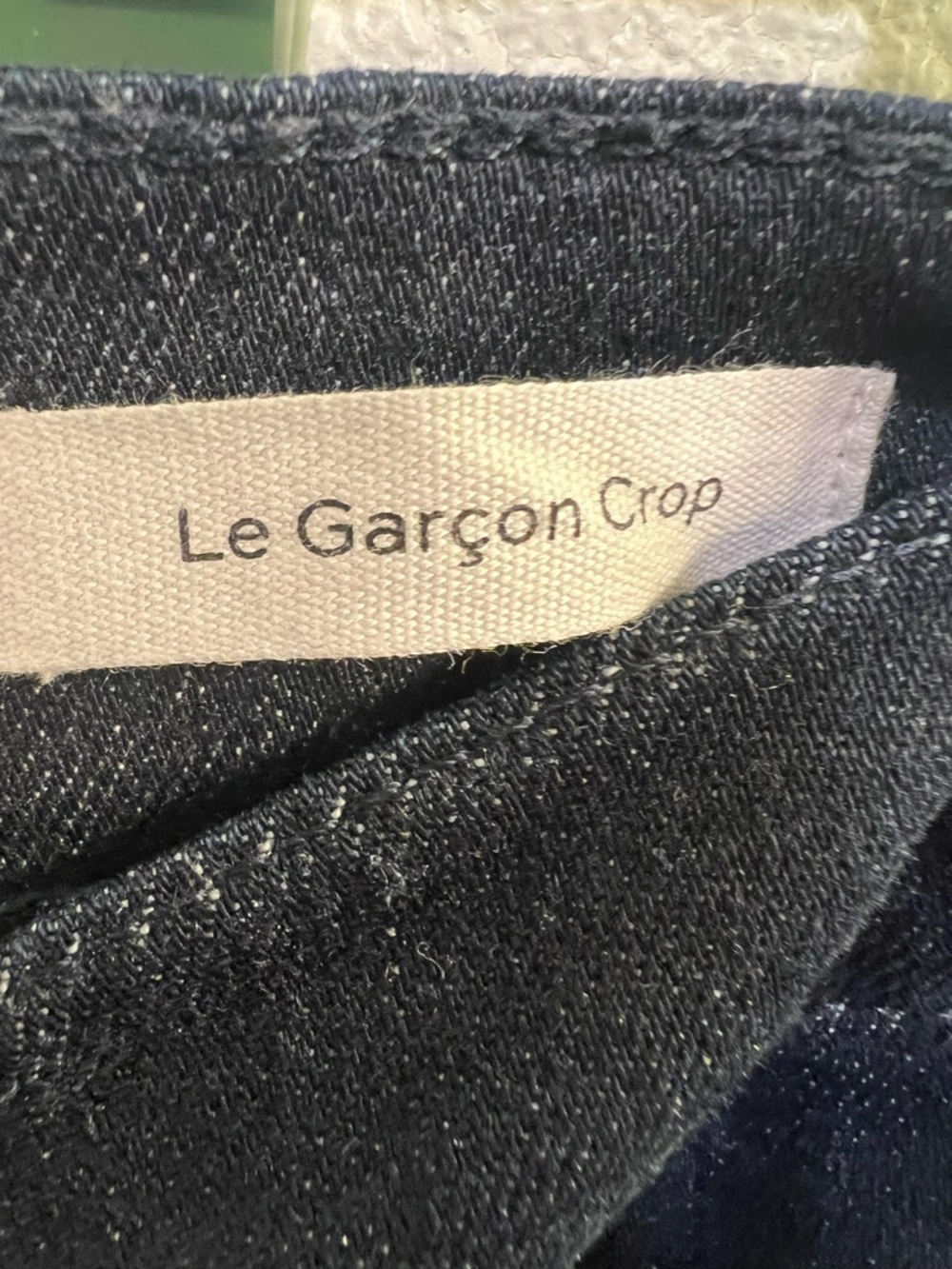 Frame Denim Le Garcon Crop Jean in Covant 26 - Picture 4 of 5